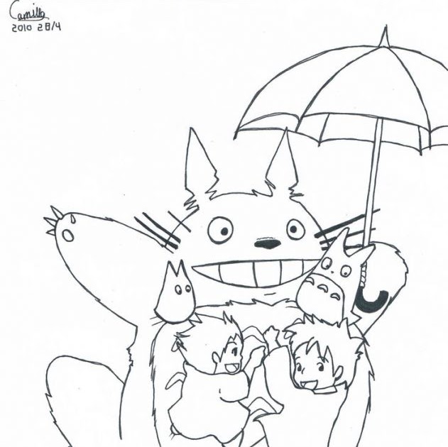 List Of Ghibli Coloring Pages