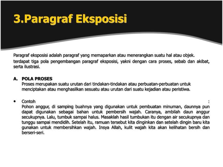 Contoh Paragraf Eksposisi Ilustrasi - Mosaicone