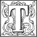 Ornamental Letter T