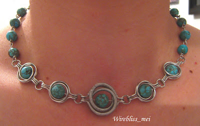 Wire Wrap Pendant Wire Wrap Turquoise Pendant
