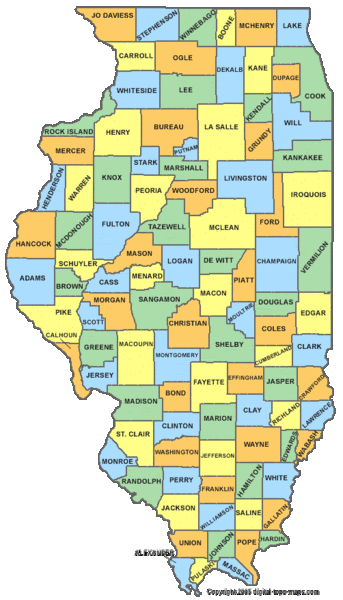 Map Of Illinois Zip Codes ~ ASYAGRAPHICS