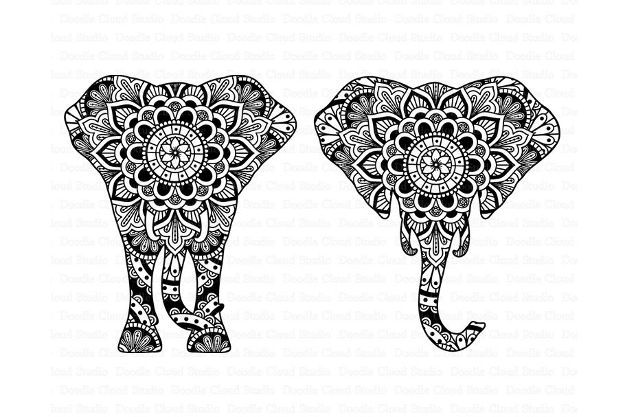 Layered Elephant Mandala Svg Free - 338+ Best Quality File