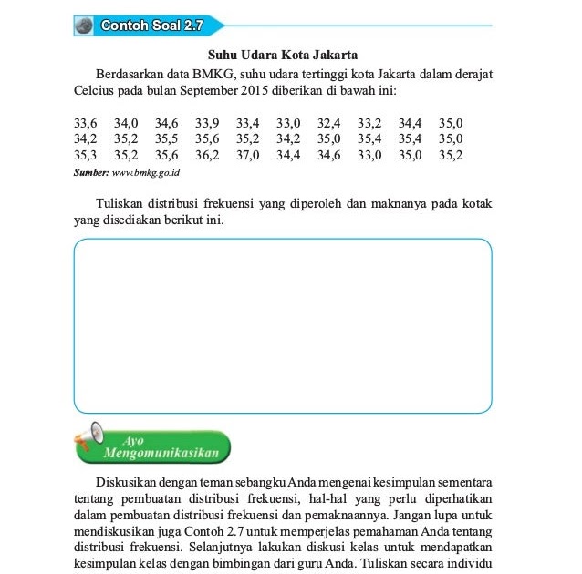 Contoh Soal Statistika Kelas 12