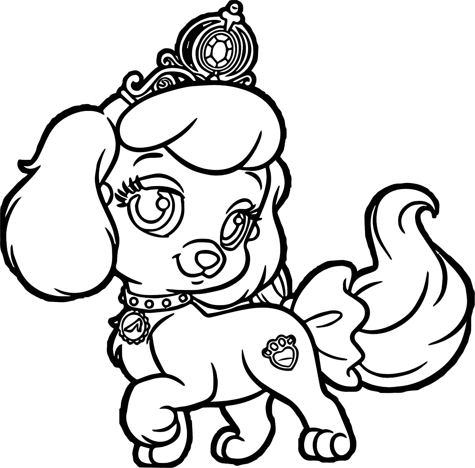 Free Printable Coloring Sheets Of Puppies
