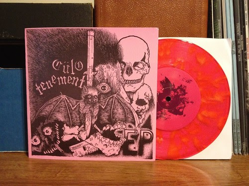 Tenement / Culo - Spilt 7" - Red Splatter Vinyl /100 by Tim PopKid