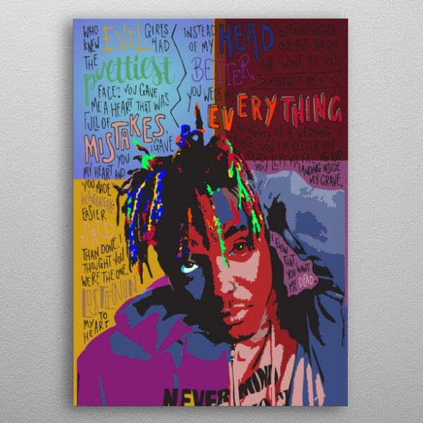 Juice Wrld Memorial Chicago Mural - Mural Design