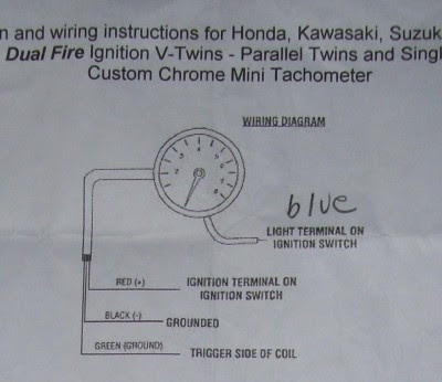 Tachometer diagram sun wiring Tach it