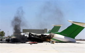 avion foc Tripoli
