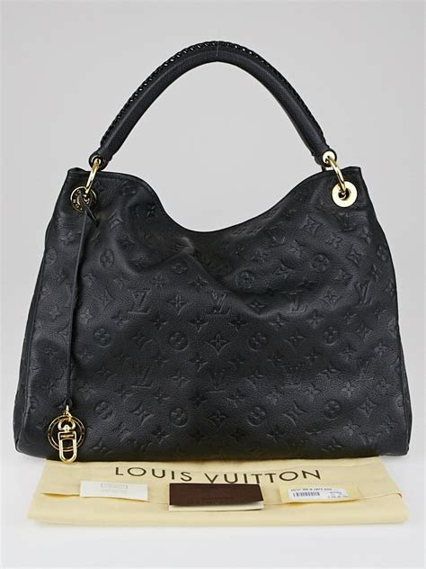 Louis Vuitton Artsy MM in Noir / Black Empreinte Authentic M41066