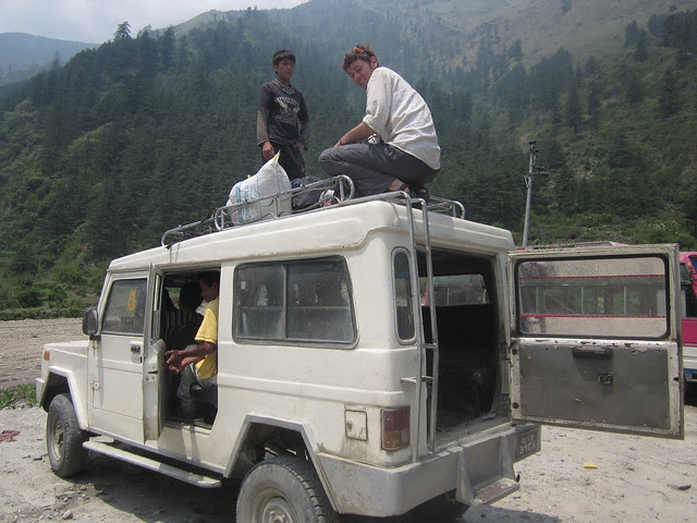 our chariot from Ghasa to Beni