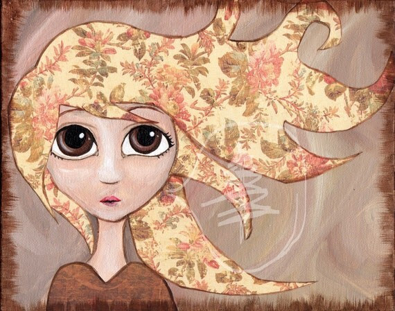 Anise 8x10 Print of orignial collage painting