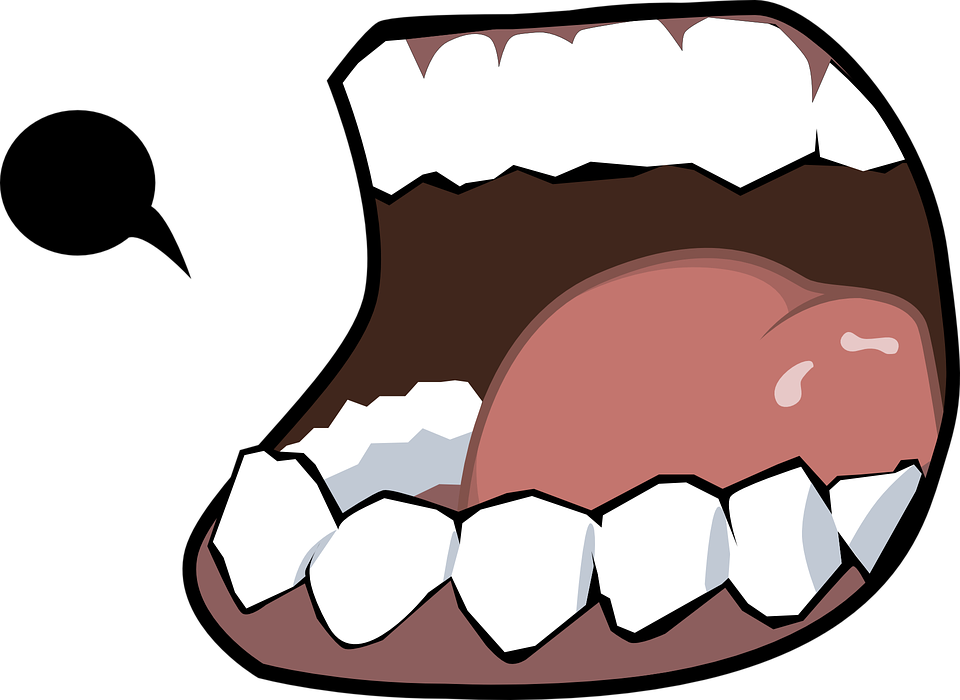 Transparent Background Angry Mouth Cartoon
