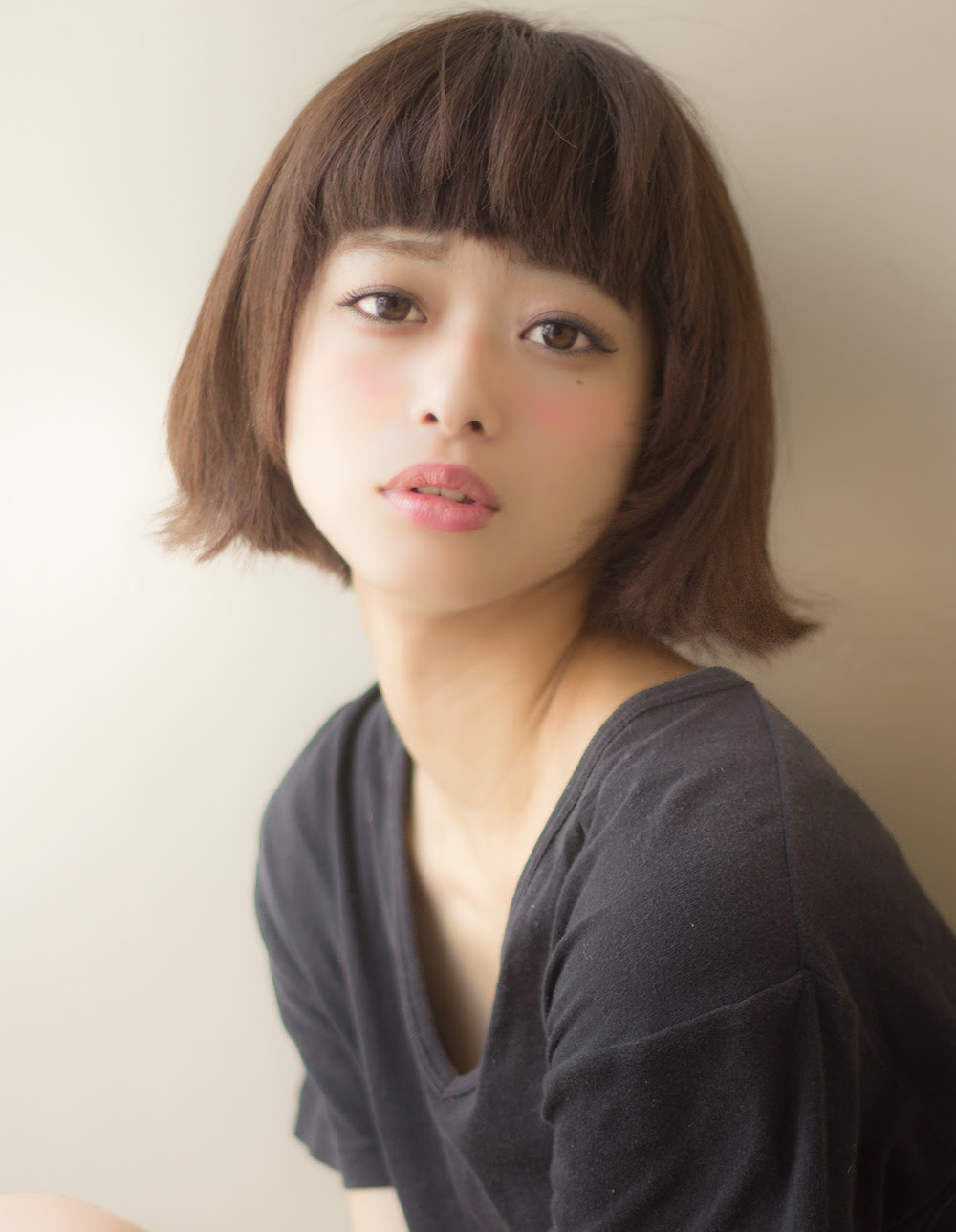 ボブ パーマ 重め Cevik Sajjadi