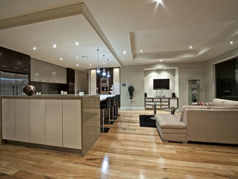 Modern Living Room Kitchen Dream House