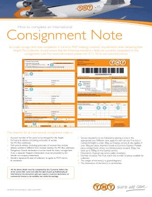 consignment note number  tnt fill