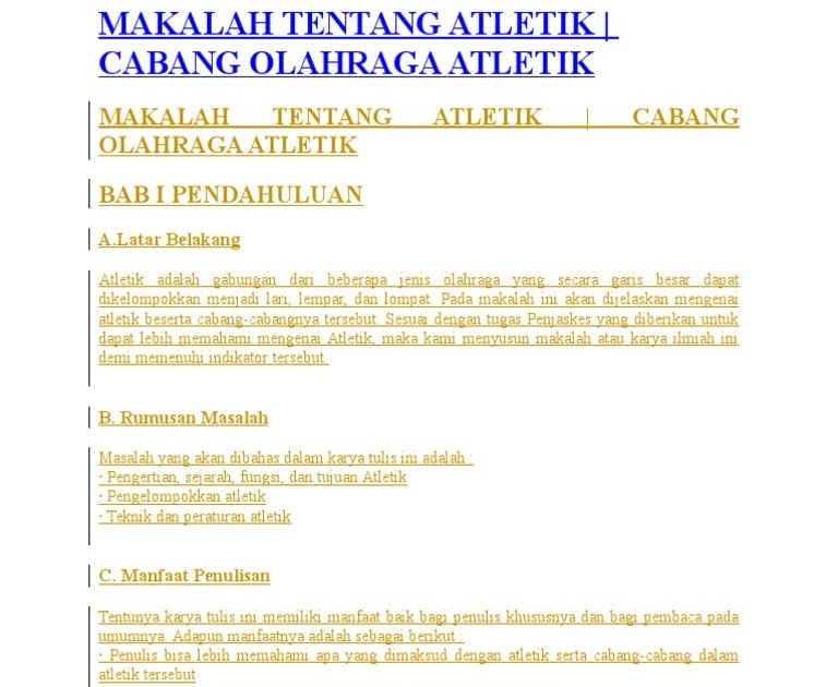79+ Makalah Tentang Lempar Lembing Dan Lompat Tinggi.CSV