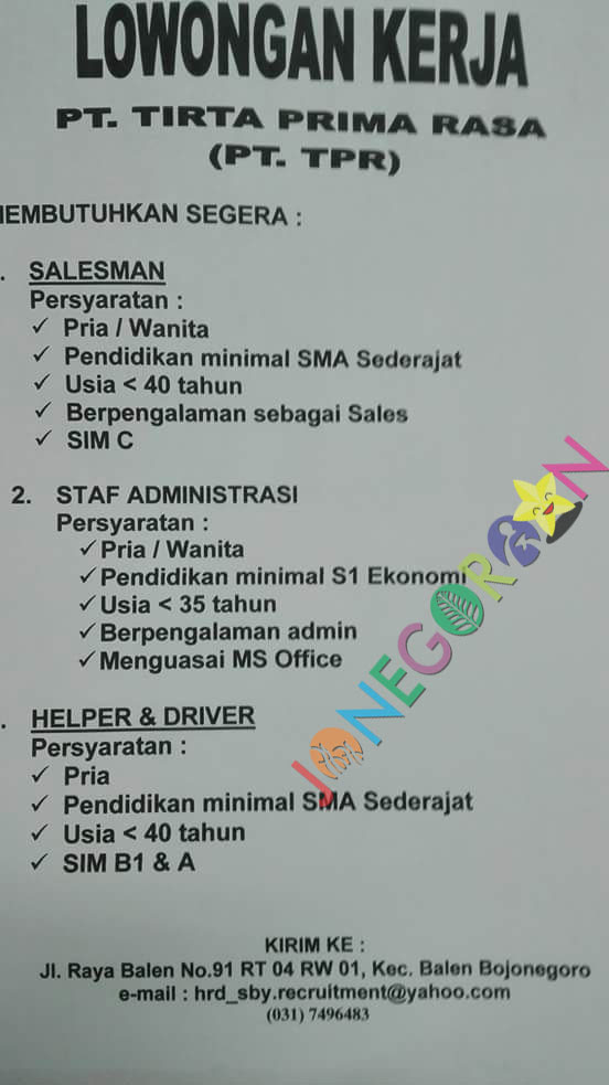 Lowongan Kerja Usia 40 Tahun Di Jakarta Info Seputar Kerjaan