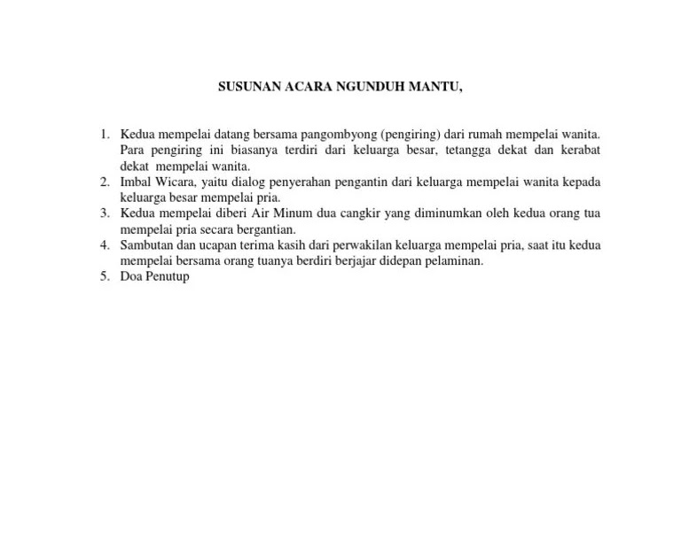 Teks Mc Pernikahan Bahasa Jawa