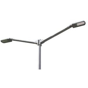 120 LED cool white street light with double arm and photocell by Tri North Lighting