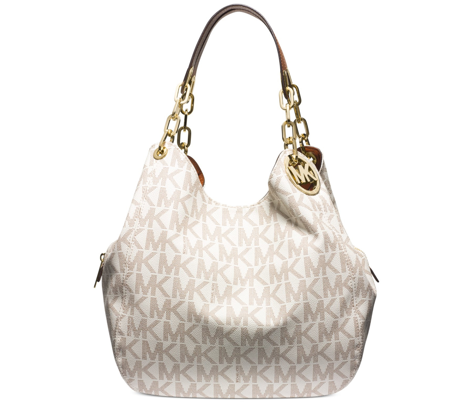 michael kors fulton signature large shoulder tote