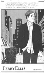 comics ad - Perry Ellis NYT06-06-06