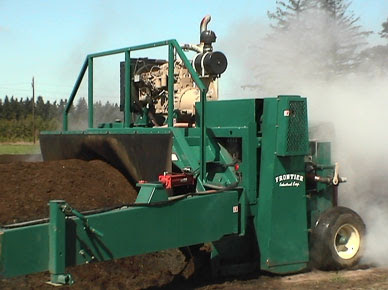 Windrow Compost Turner, image courtesy of Frontier Industrial