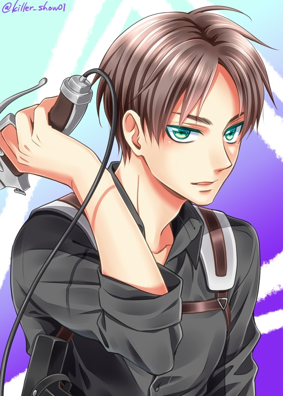 long haired eren jaeger