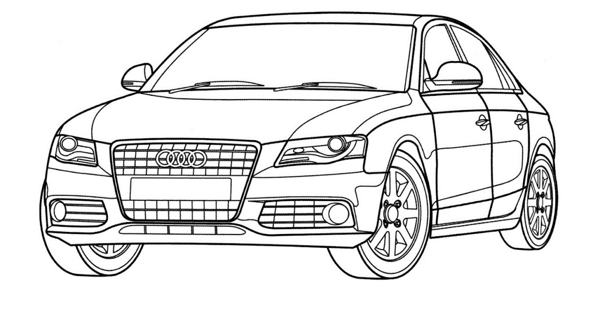 Malvorlage Audi Quattro Kostenlos / Auto Malvorlage Audi Coloring And