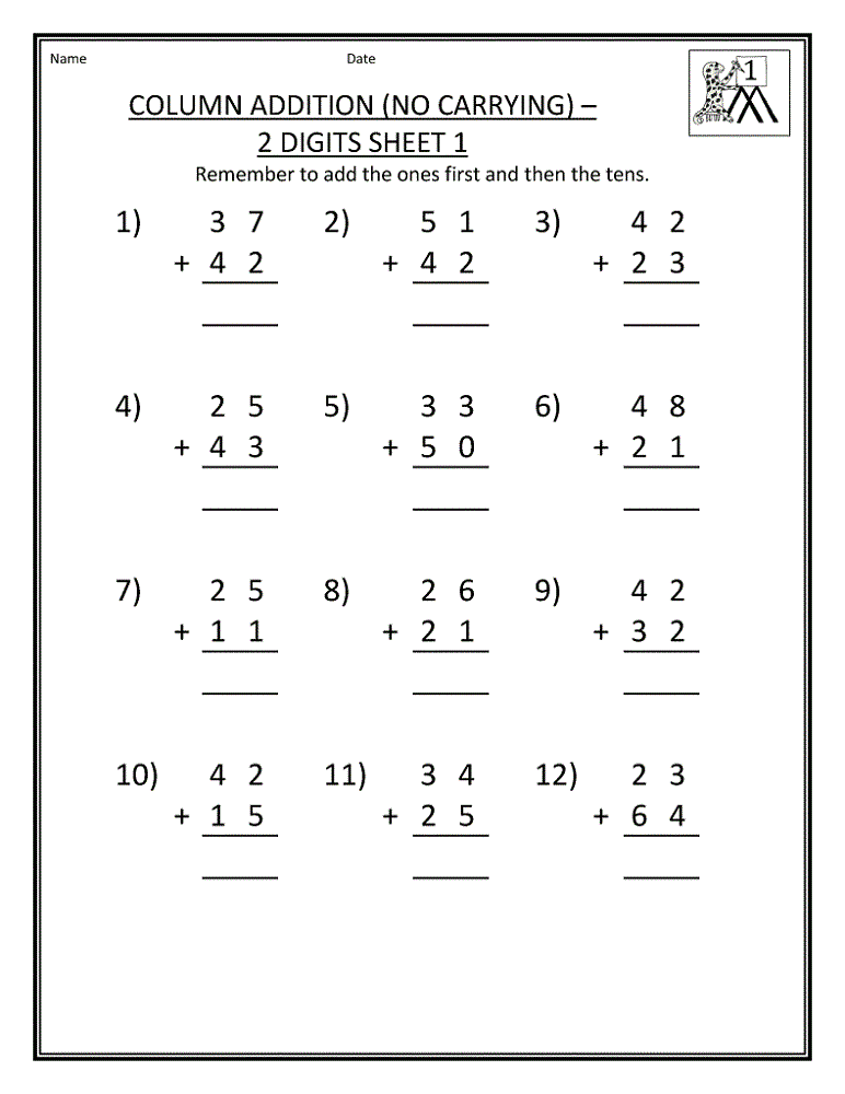 Maths Worksheets For Grade 1 Cbse Pdf : Birla World School Oman