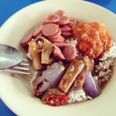 My lunch portion has shrinked. :/ uncle in bad mood? Hahaha! #lunch  (Taken with Instagram)