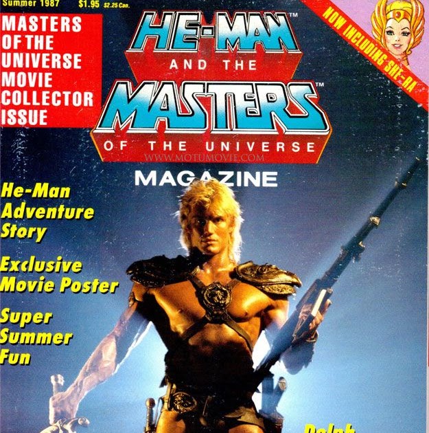Masters Of The Universe The 1987 Film Masters Of The Universe Magazine Summer 1987 Movie