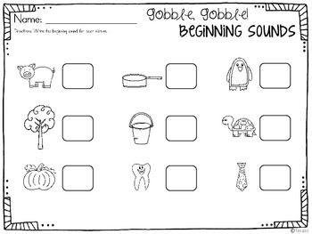 Thanksgiving Phonics Worksheets 1st Grade - Joseph Franco's Reading