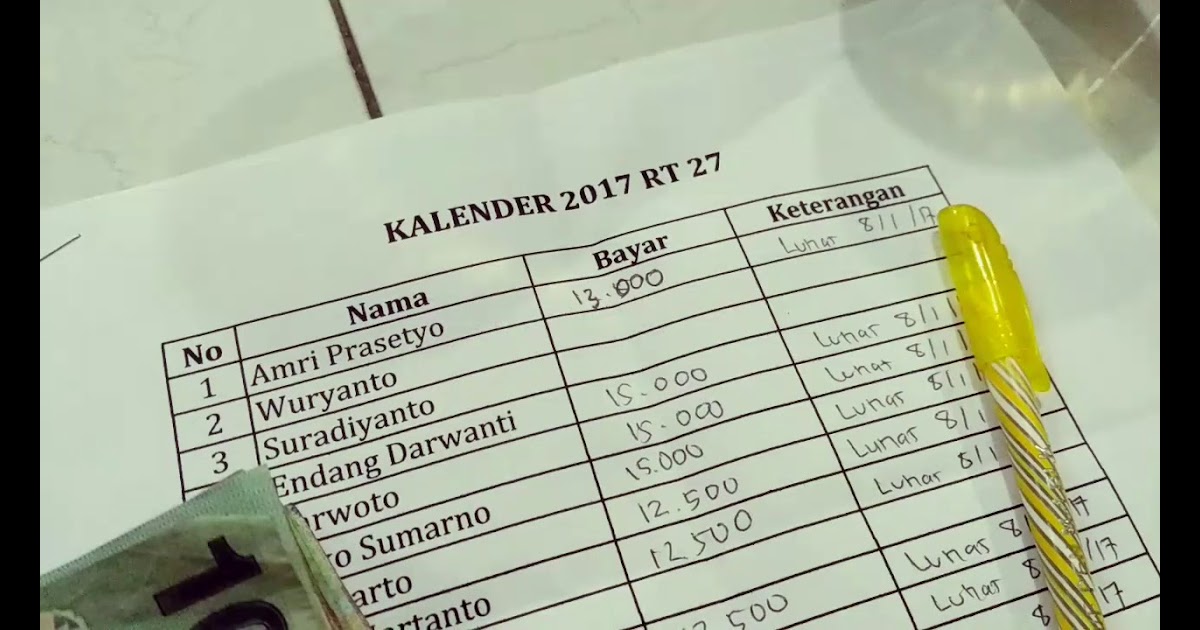 Cara Bikin Buku Arisan NURMAPCB