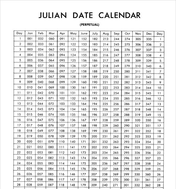 Printable 2021 Julian Calendar 2022 Calendar