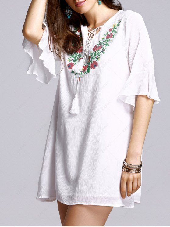 http://www.zaful.com/lace-up-embroidery-v-neck-flare-sleeve-blouse-p_195177.html