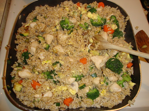 Chicken Fried Rice from Eat This Not That (I made too much rice)