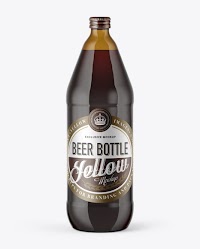 Download Download Psd Mockup 40oz Amber Bottle Amber Bottle Beer Amber Bottle For Beer Amber Bottle Psd Yellowimages Mockups