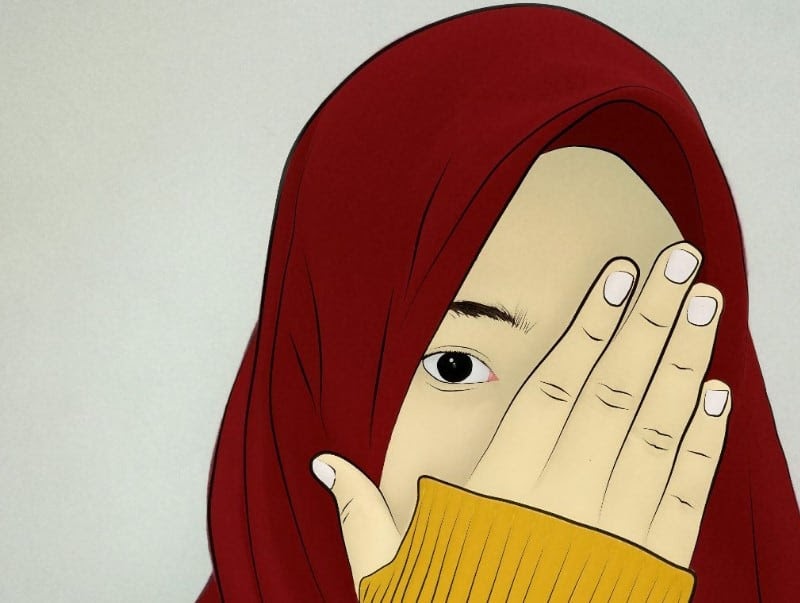 11+ Foto Kartun Muslimah Membelakangi Terupdate - Axel Gambar