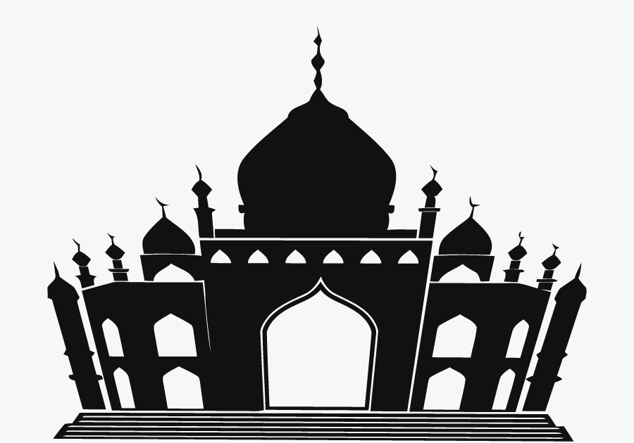 Gambar Masjid Kartun Hitam Putih Mushola Gambar Masjid Yang Mudah