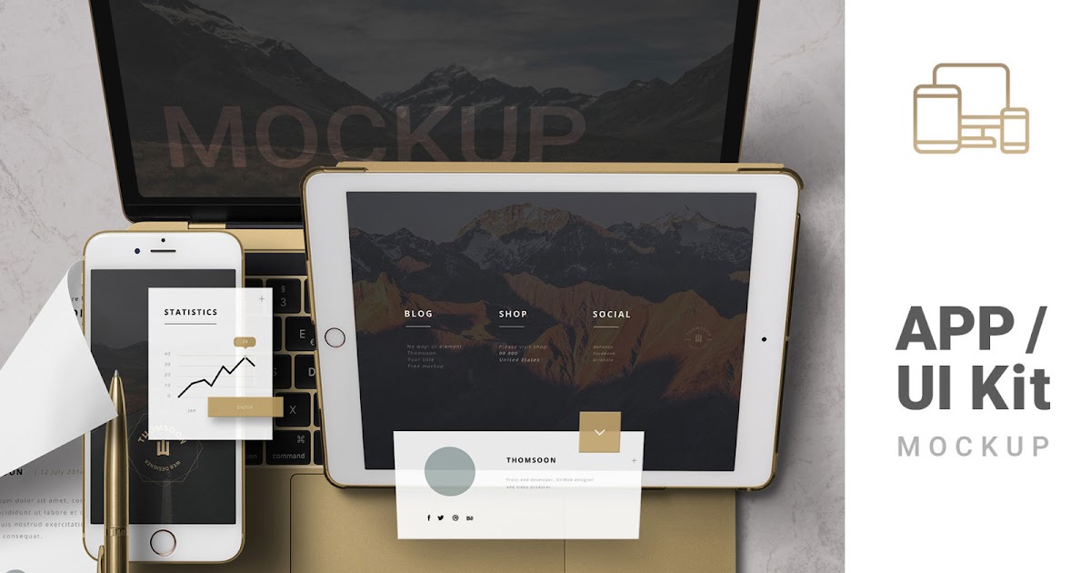Download Ui Design Mockup Free PSD Mockup Templates