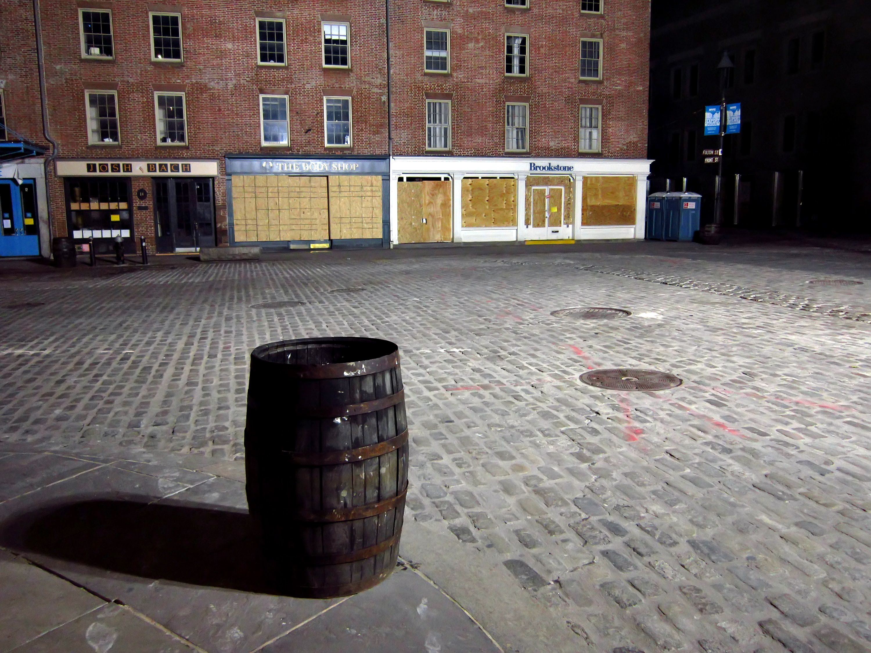 Alone at the Seaport