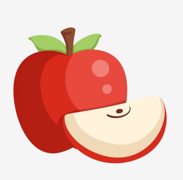 Gambar Apel Merah Kartun