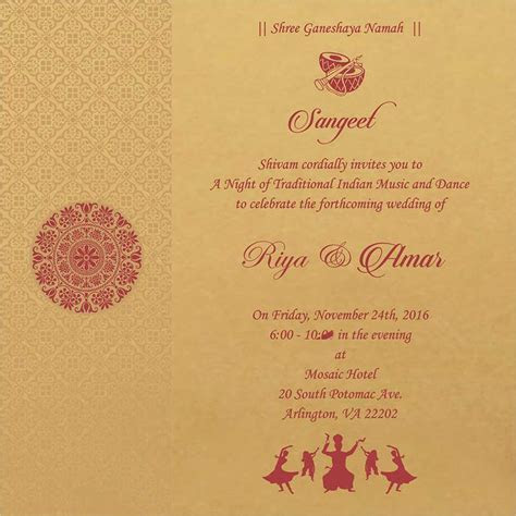 Wedding Invitation Wording For Sangeet Ceremony Sangeet Wedding Invitation Wording For Sangeet Ceremony Sangeet
