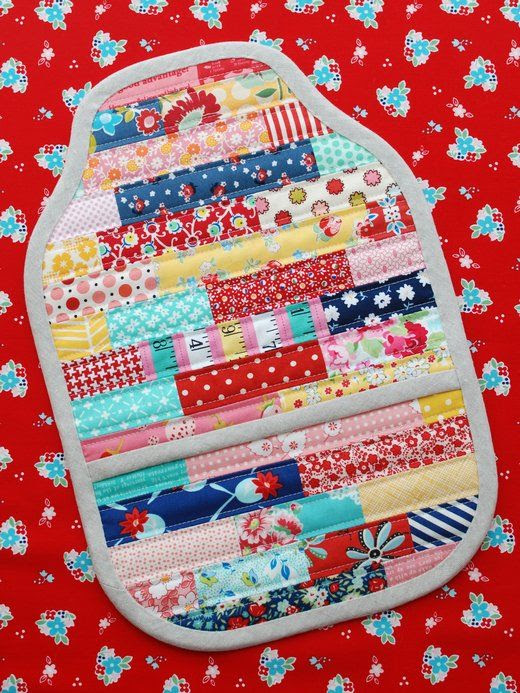 Retro Mama | Quilted Hot Water Bottle Cozy Tutorial