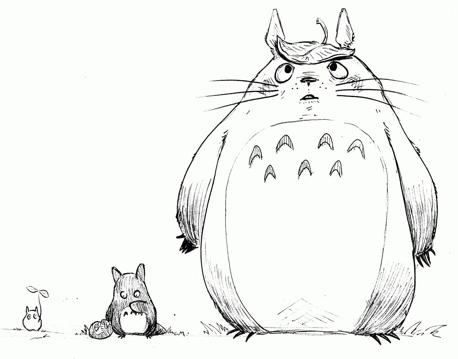 Belle Coloriage totoro Chat Bus  30000 ++ collections de pages à