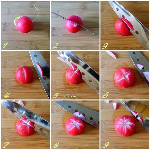 Happy Little Bento How To Cut a Radish Star