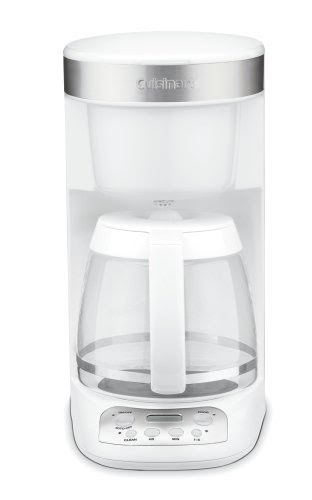 Cheap Cup Coffee Makers: Cuisinart DCC-750 Flavor Brew 12-Cup Coffeemaker, White