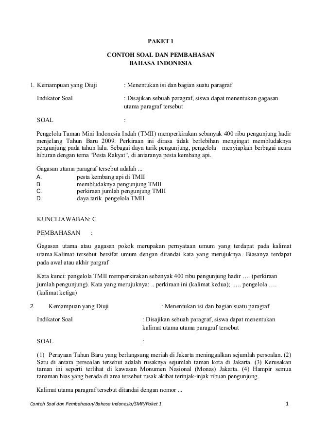 Contoh Soal Job Description Dan Jawabannya Contoh Soal Terbaru