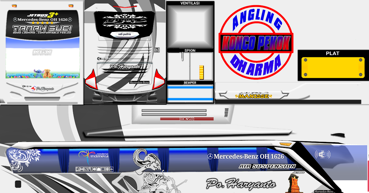 Download Livery Bussid Po Hr Hd - livery truck anti gosip