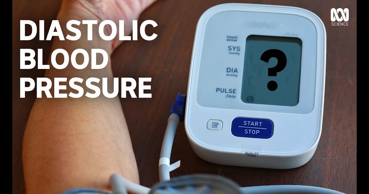 what does the second reading on blood pressure mean